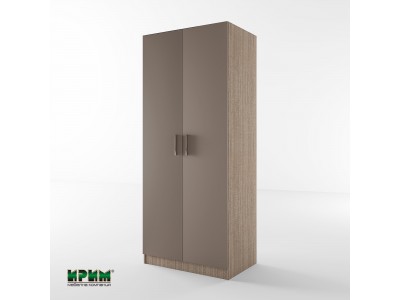 Двукрилен гардероб Сити 1001 (лате/мока)